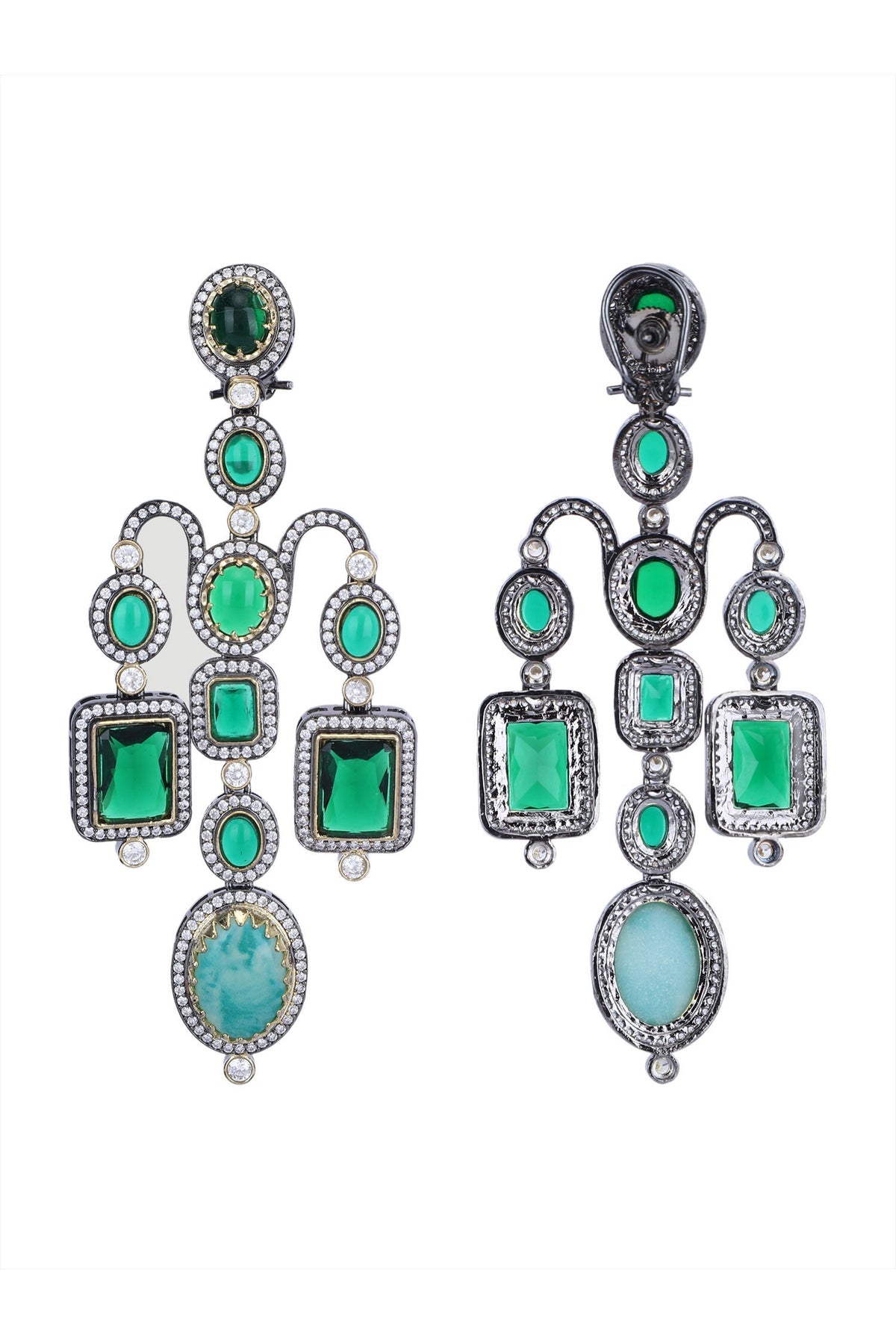 Zirconia Studded Earrings 