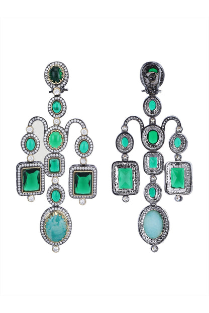 Zirconia Studded Earrings 