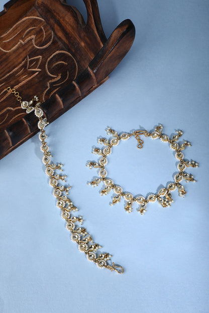 Kundan Embellished Anklets 
