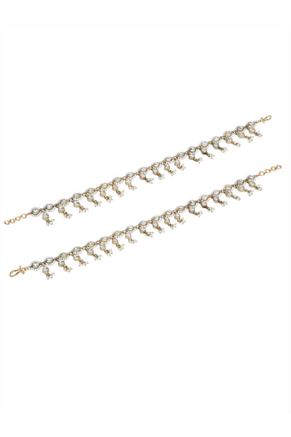 Kundan Embellished Anklets 