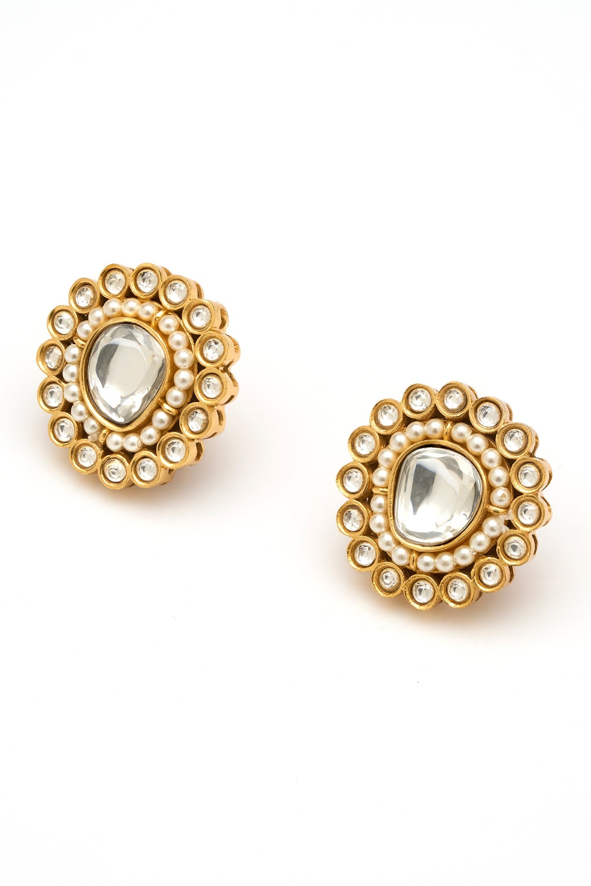 Kundan Embellished Studs 