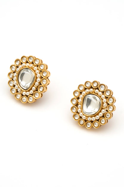 Kundan Embellished Studs 