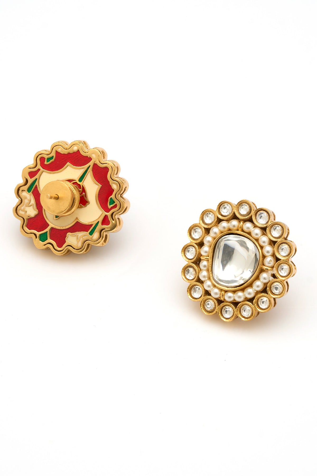 Kundan Embellished Studs 