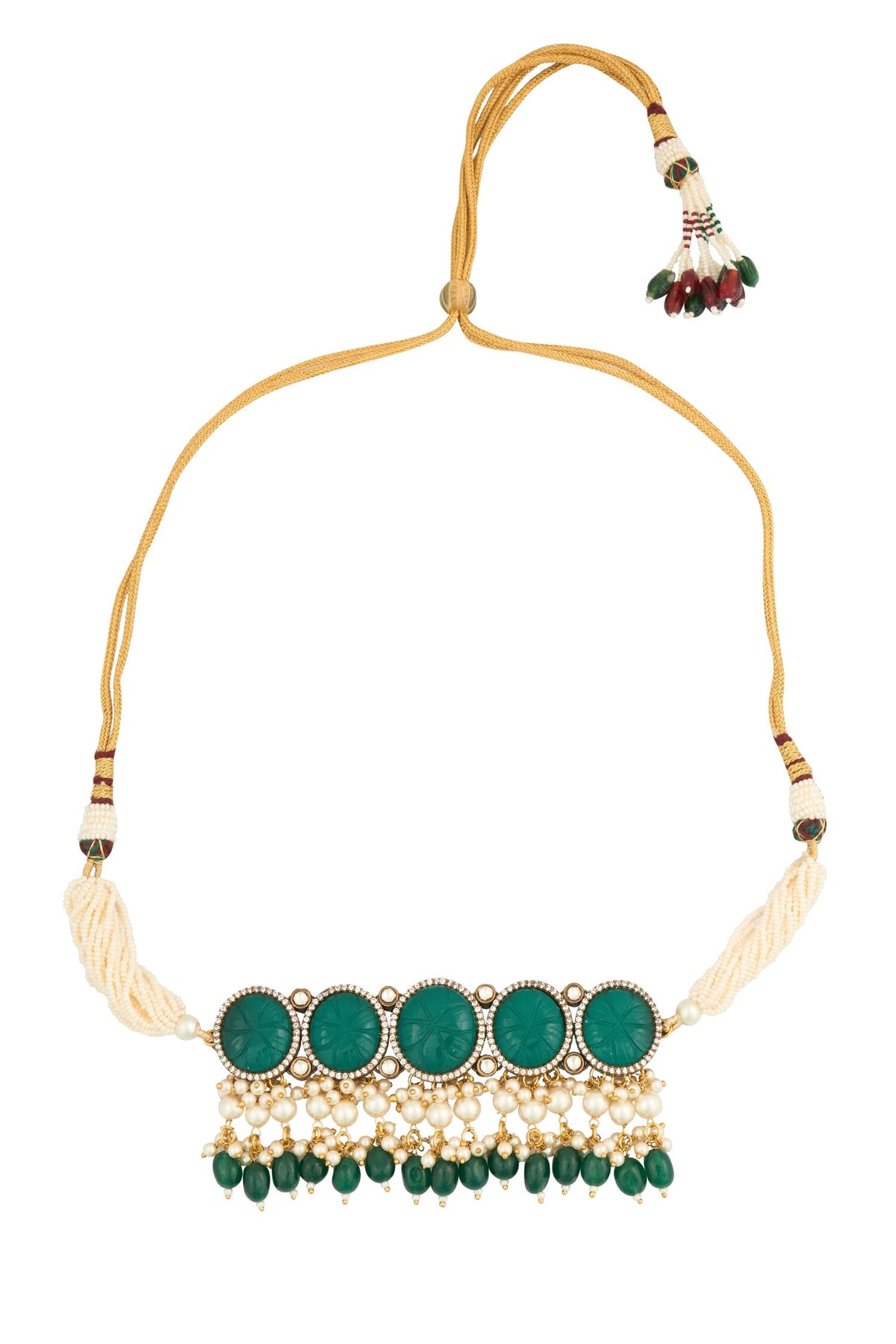 Stone Studded Choker Set 