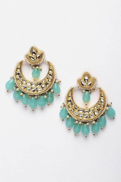 Kundan Embellished Chandbalis 