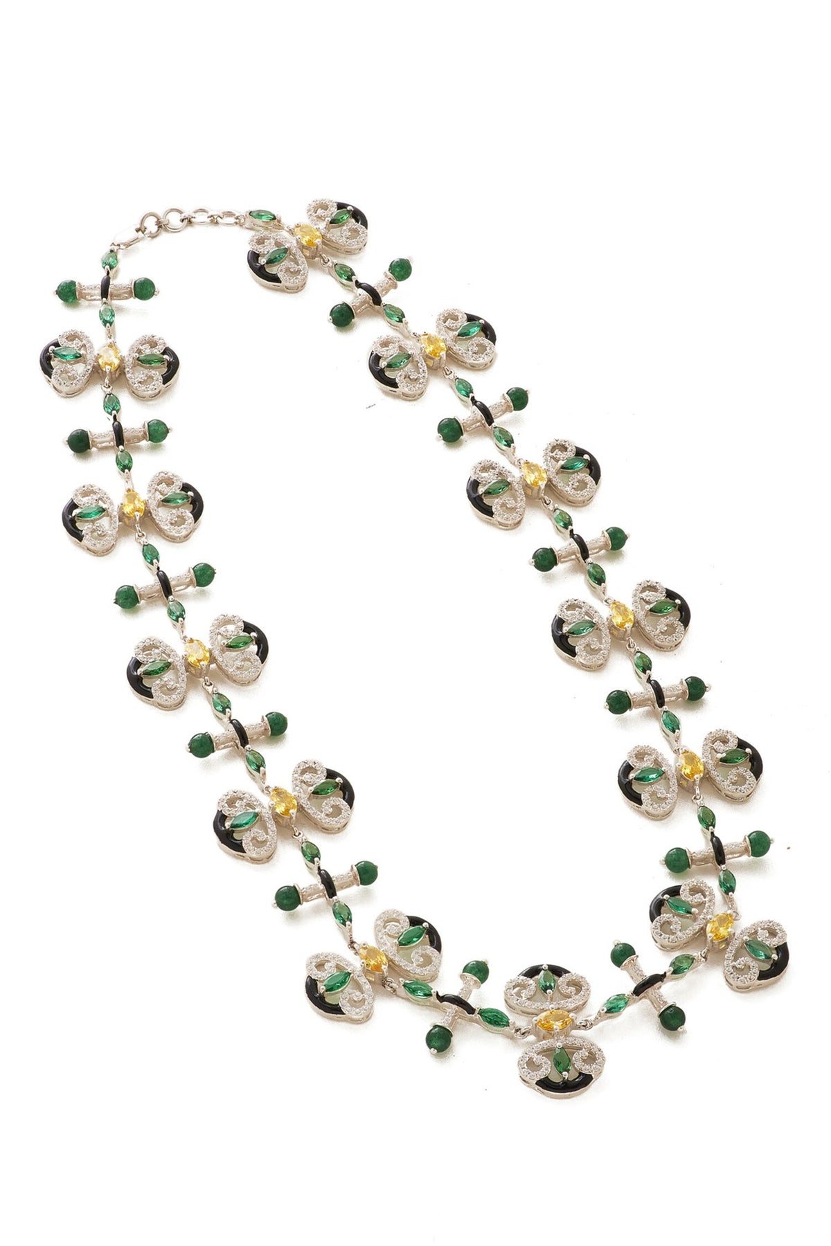 Mughal Motif Encrusted Necklace 