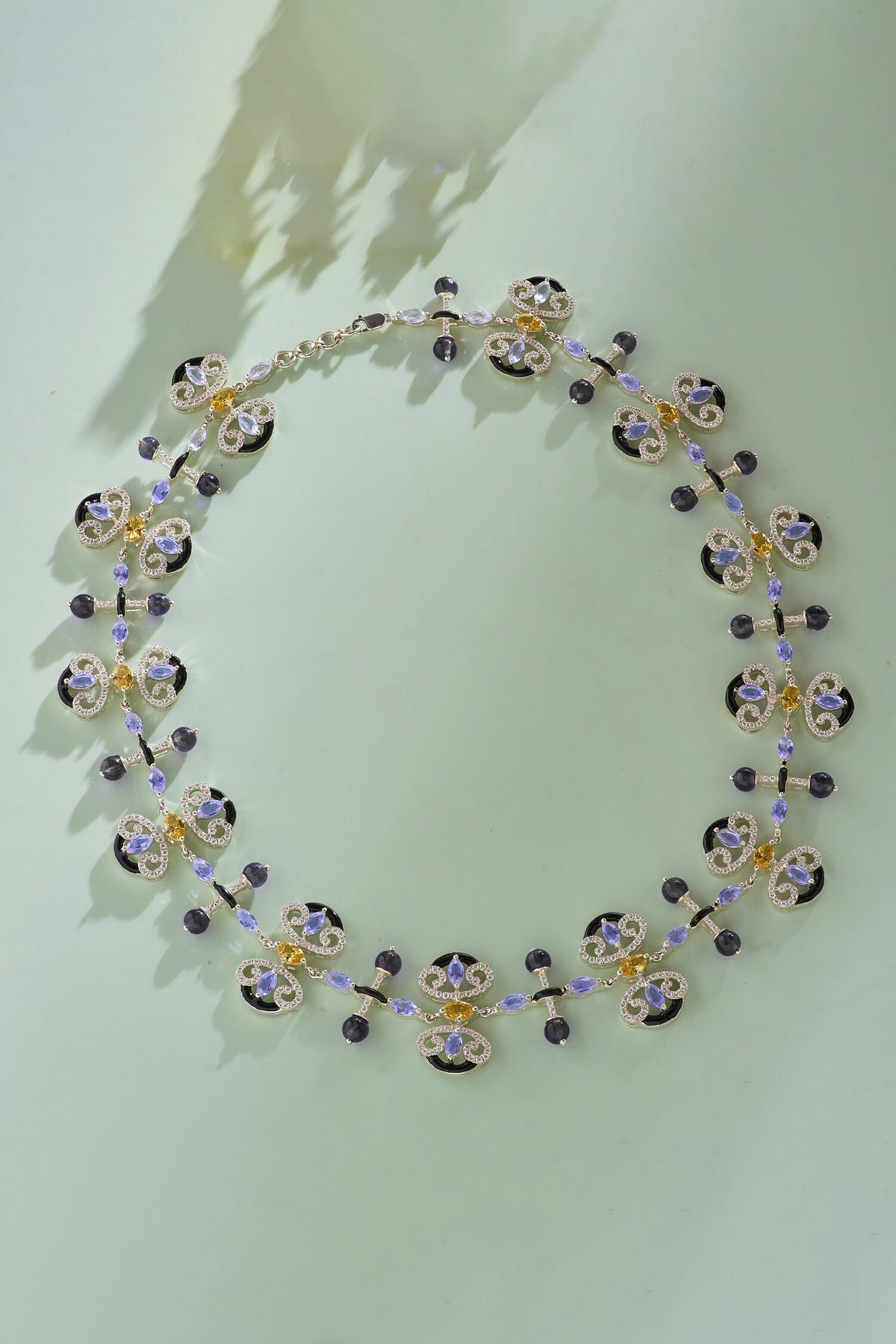 Mughal Motif Studded Necklace 