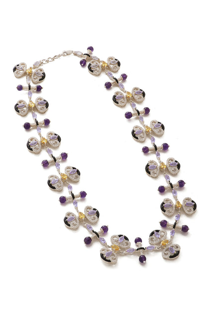 Mughal Motif Studded Necklace 
