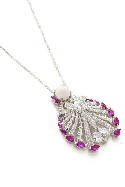 Cubic Zirconia Embellished Pendant 