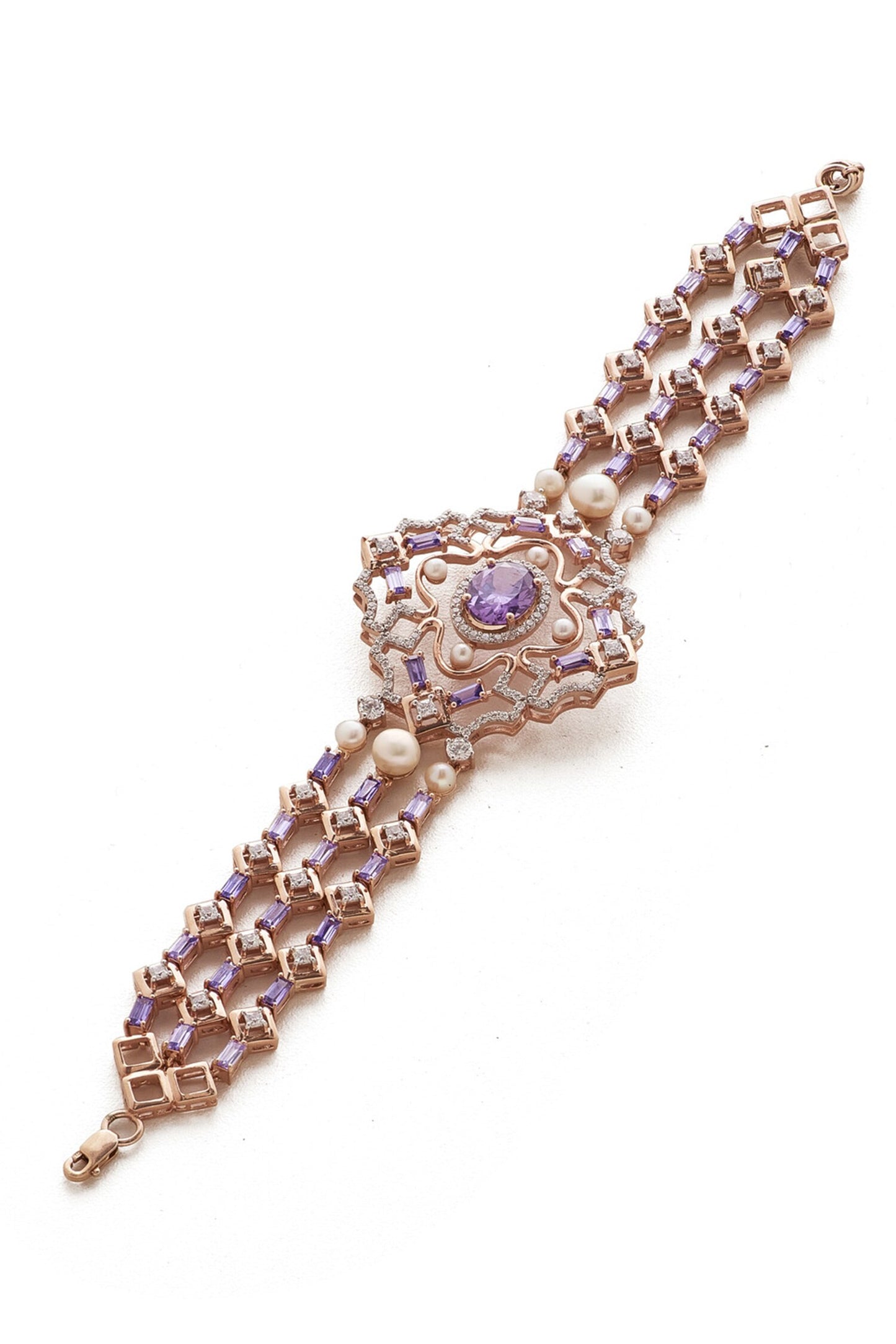 Semi Precious Stones Embellished Bracelet 
