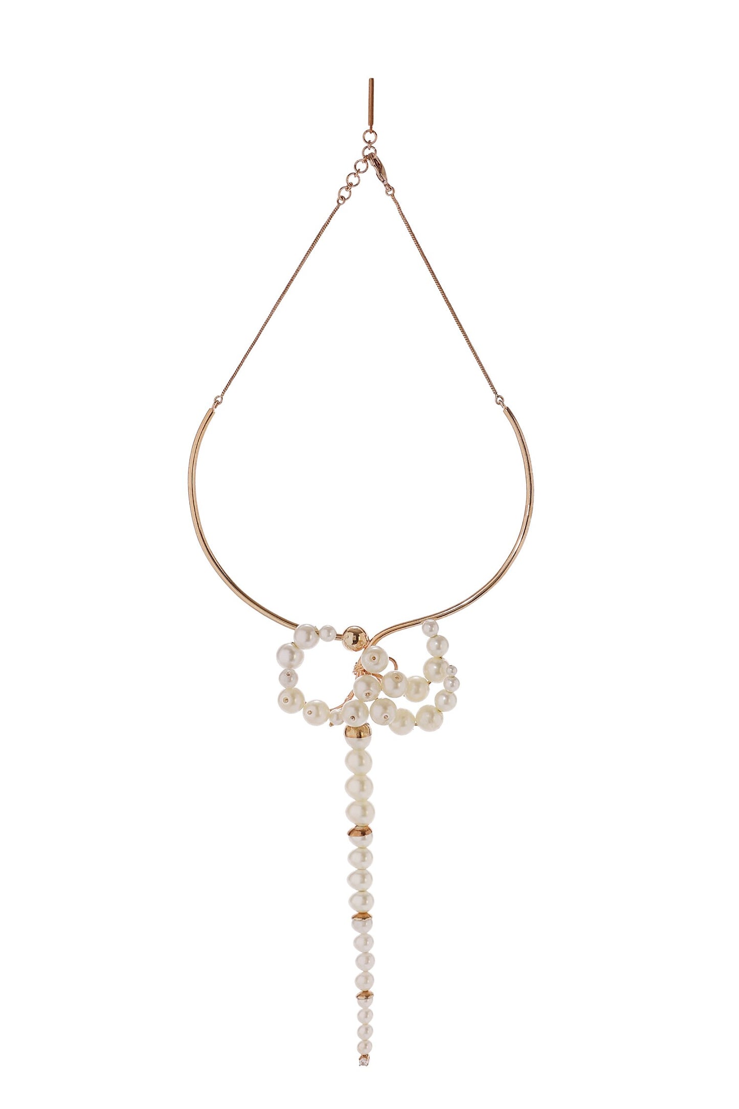 Pearl Embellished Necklace 