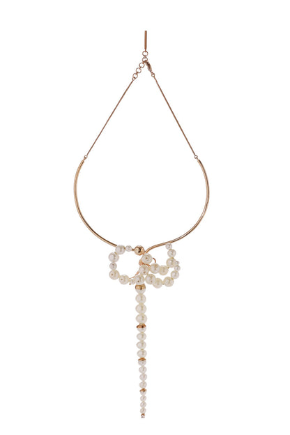 Pearl Embellished Necklace 