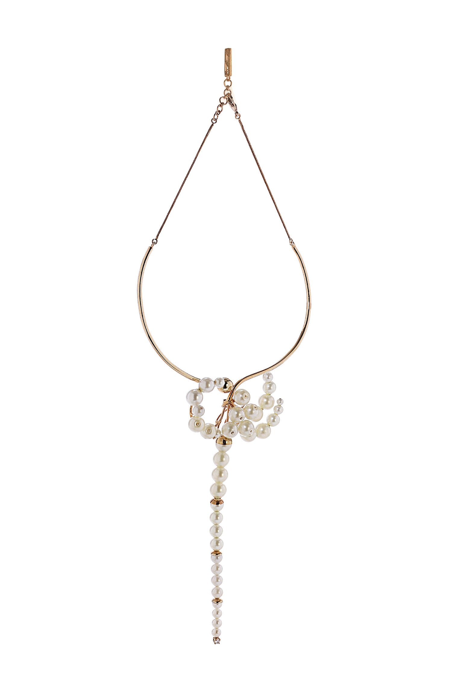 Pearl Embellished Necklace 
