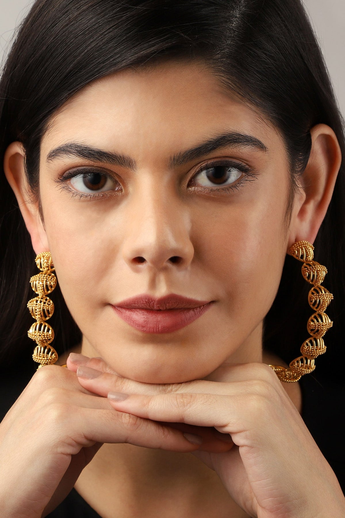 Cutwork Bead Hoops 