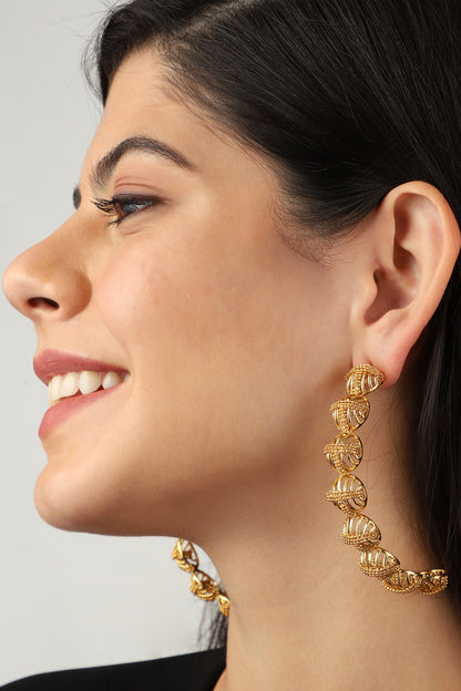 Cutwork Bead Hoops 