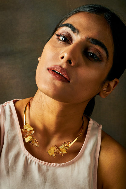 Cutwork Open Necklace 