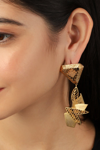 Triangle Shaped Earrings 