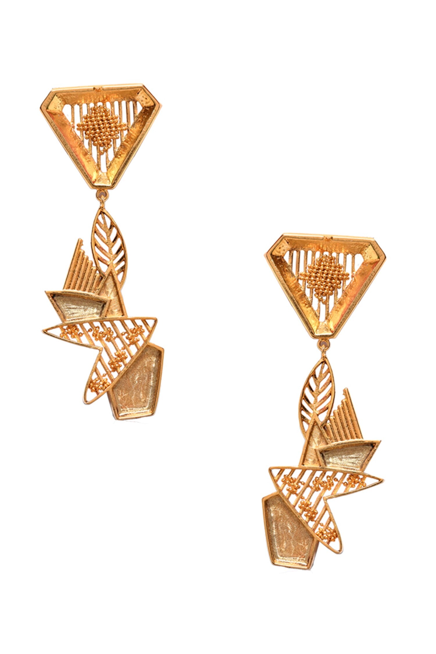 Triangle Shaped Earrings 