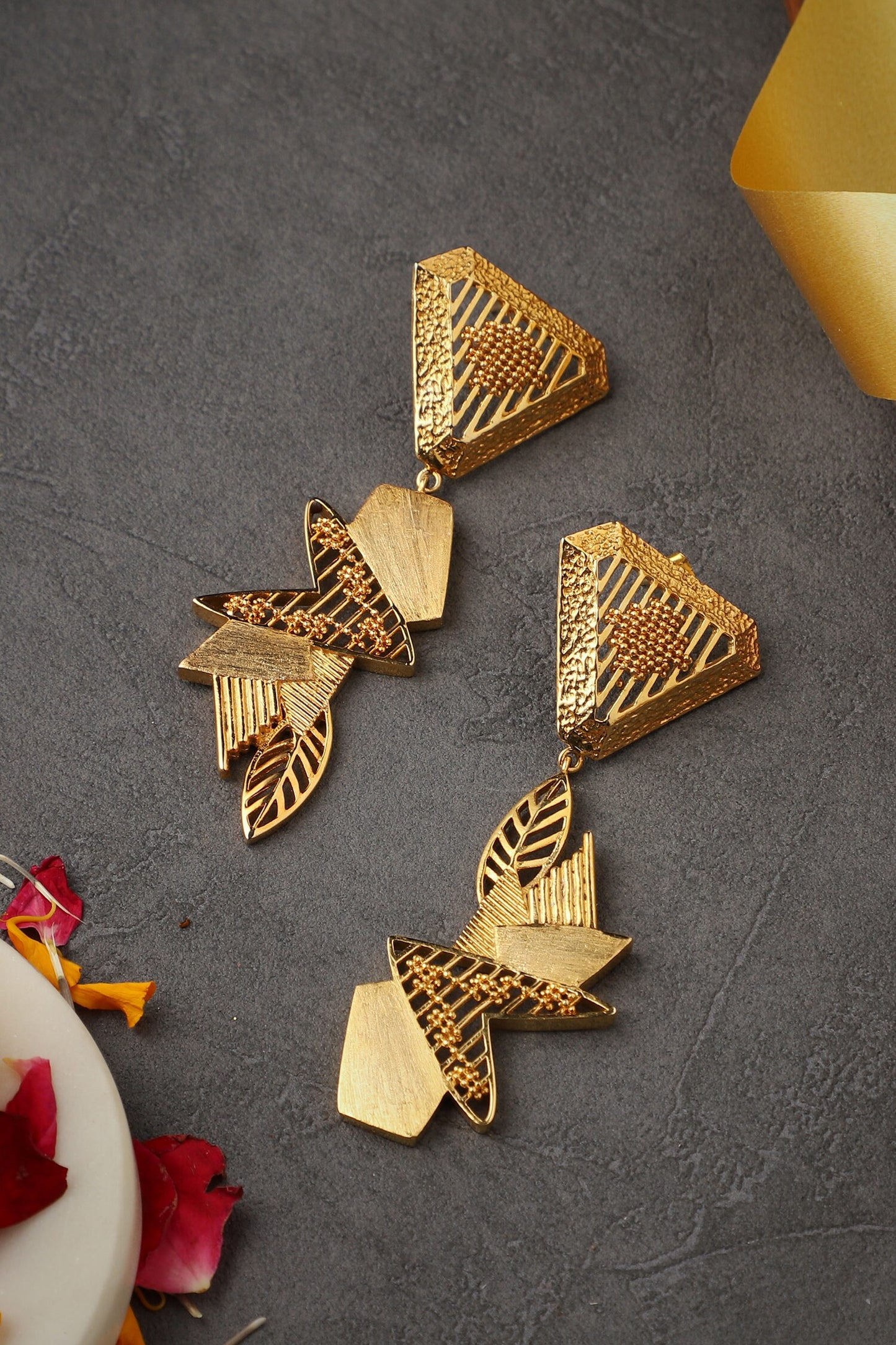 Triangle Shaped Earrings 