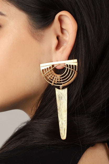 Textured Pattern Earrings 