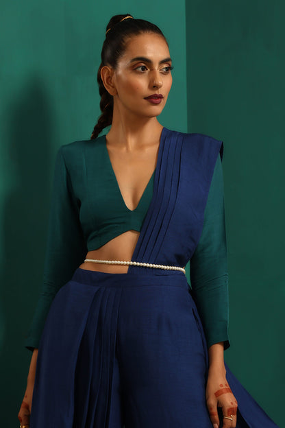 White Pearl Embellished Kamarbandh 