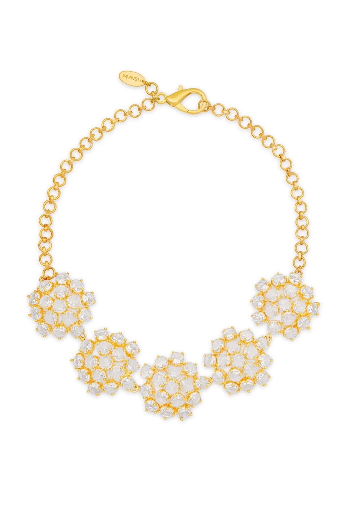 Bauble Floral Embellished Necklace 