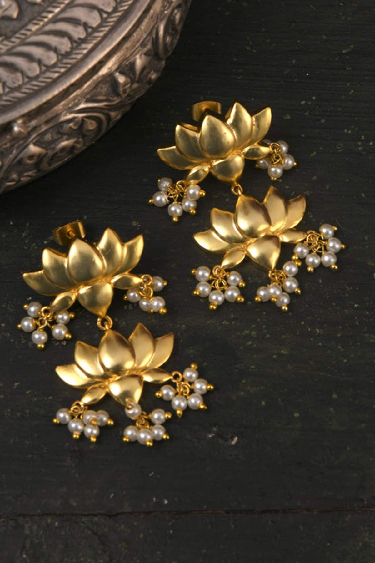 Embellished Padmini Dangler Earrings 