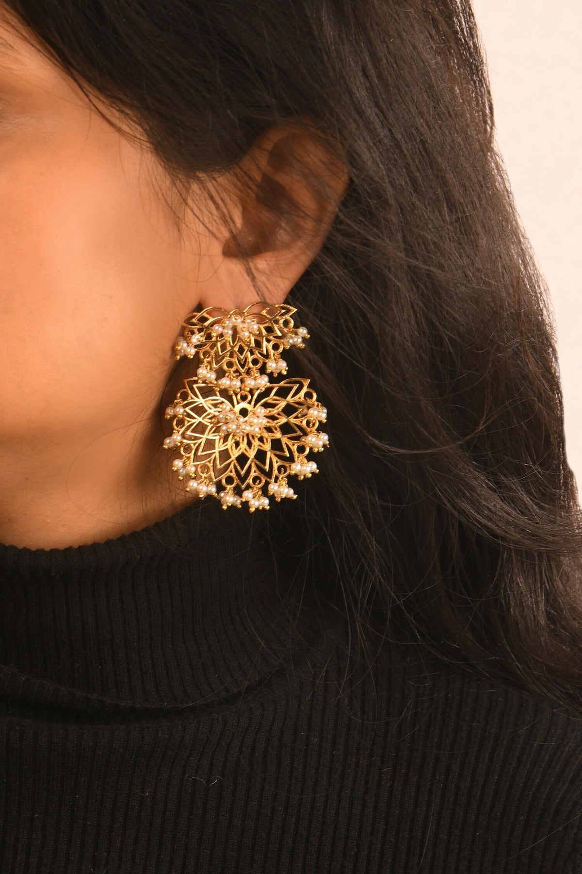 Embellished Mohini Dangler Earrings 