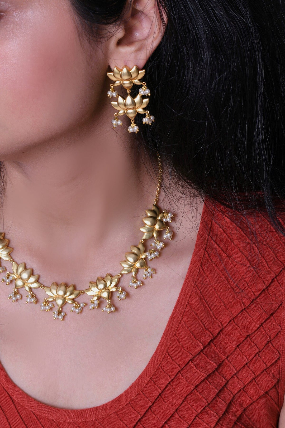 Embellished Padmini Necklace Set 