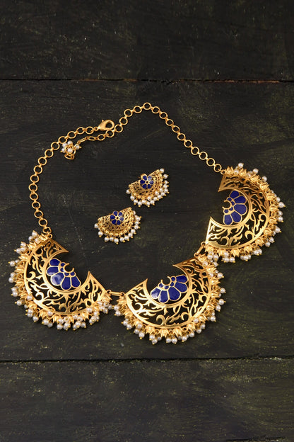 Meena Embellished Necklace Set 