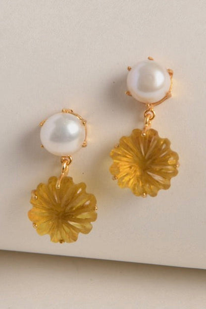 Bloomingdales Citrine Pendant Necklace Set 