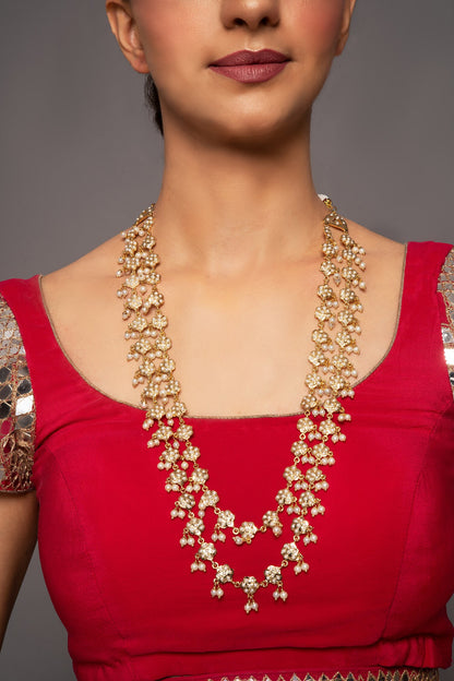 Eiana Jadau Pearl Layered Necklace 