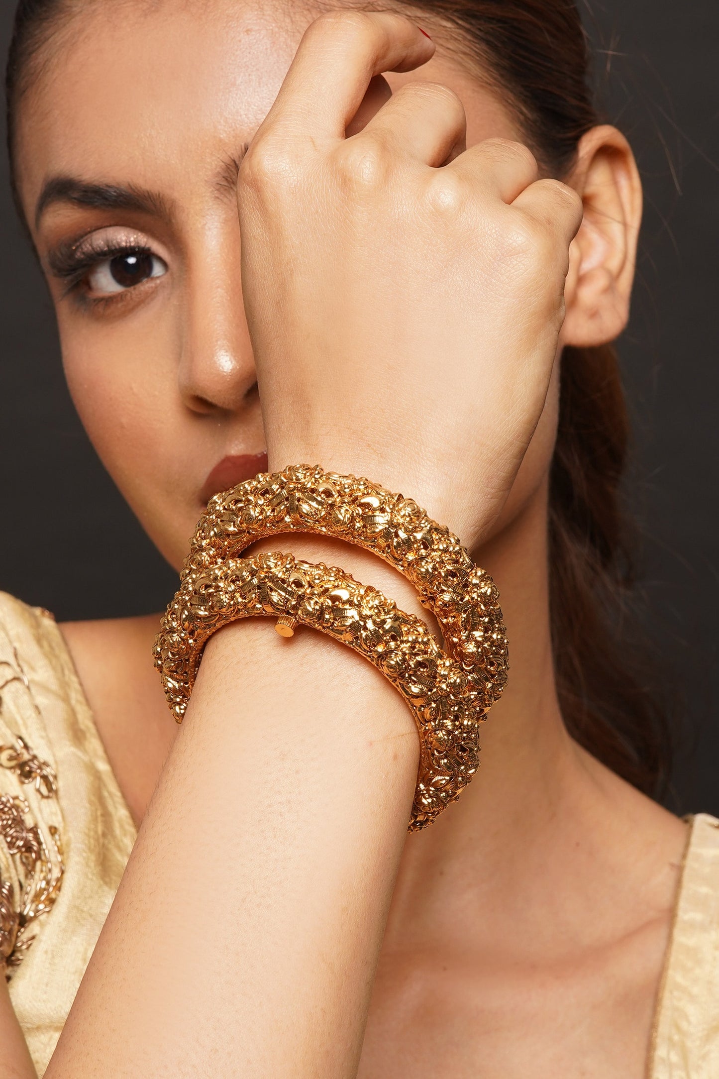 Anvi Temple Kada - 2 Pcs 
