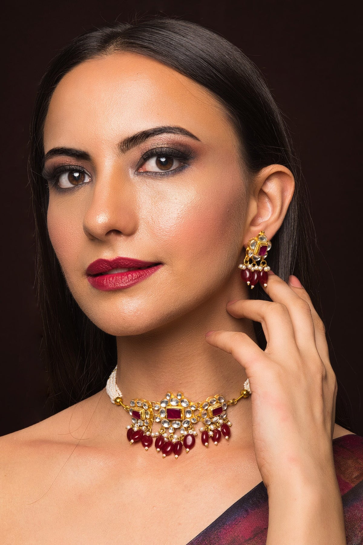 Kundan Studded Choker Set 