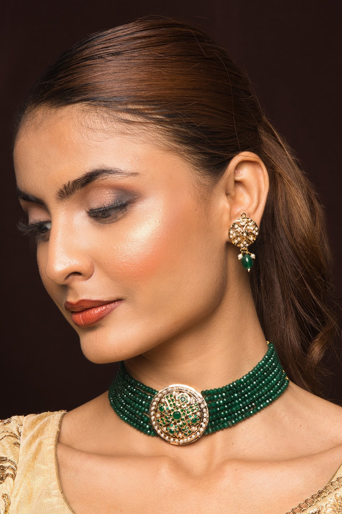Amya Jadau Choker Necklace 