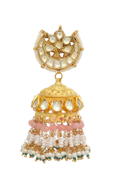 Kundan Jhumkas 