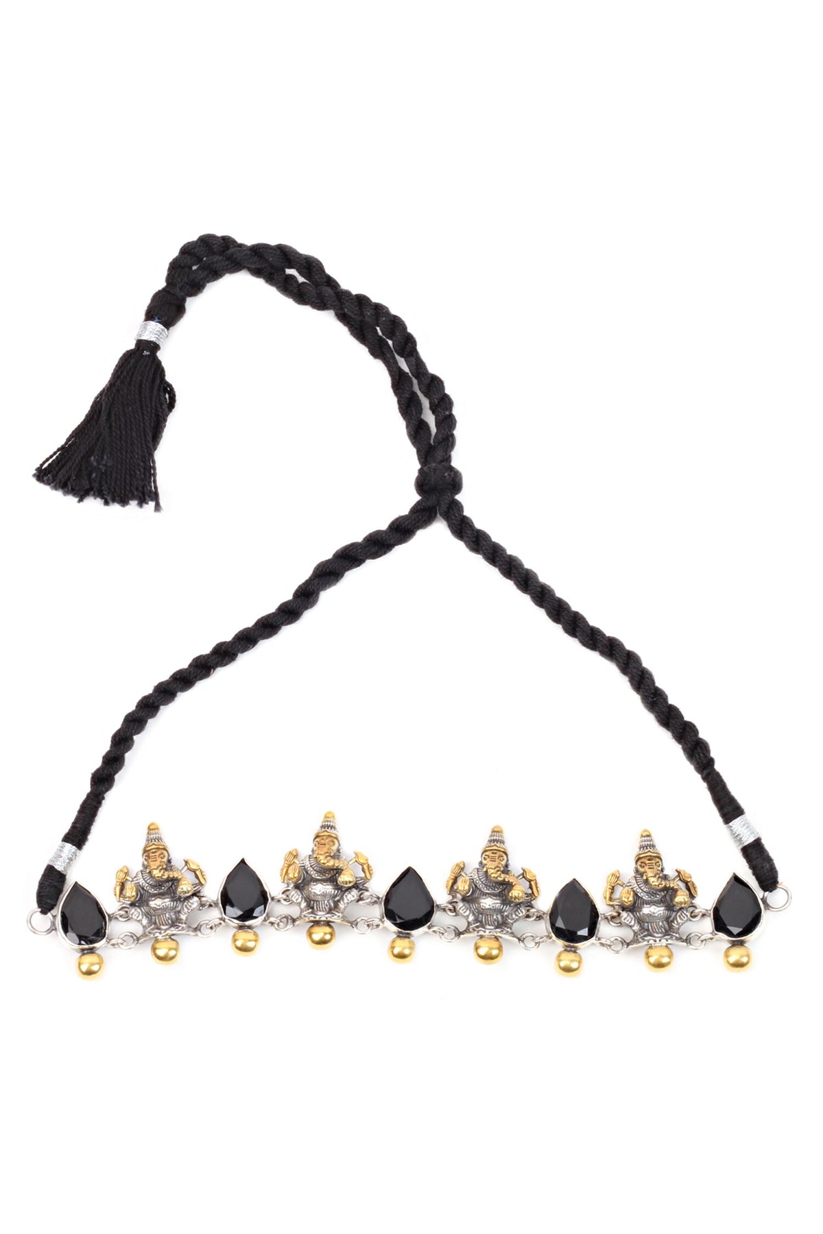 Two Toned Temple Choker 