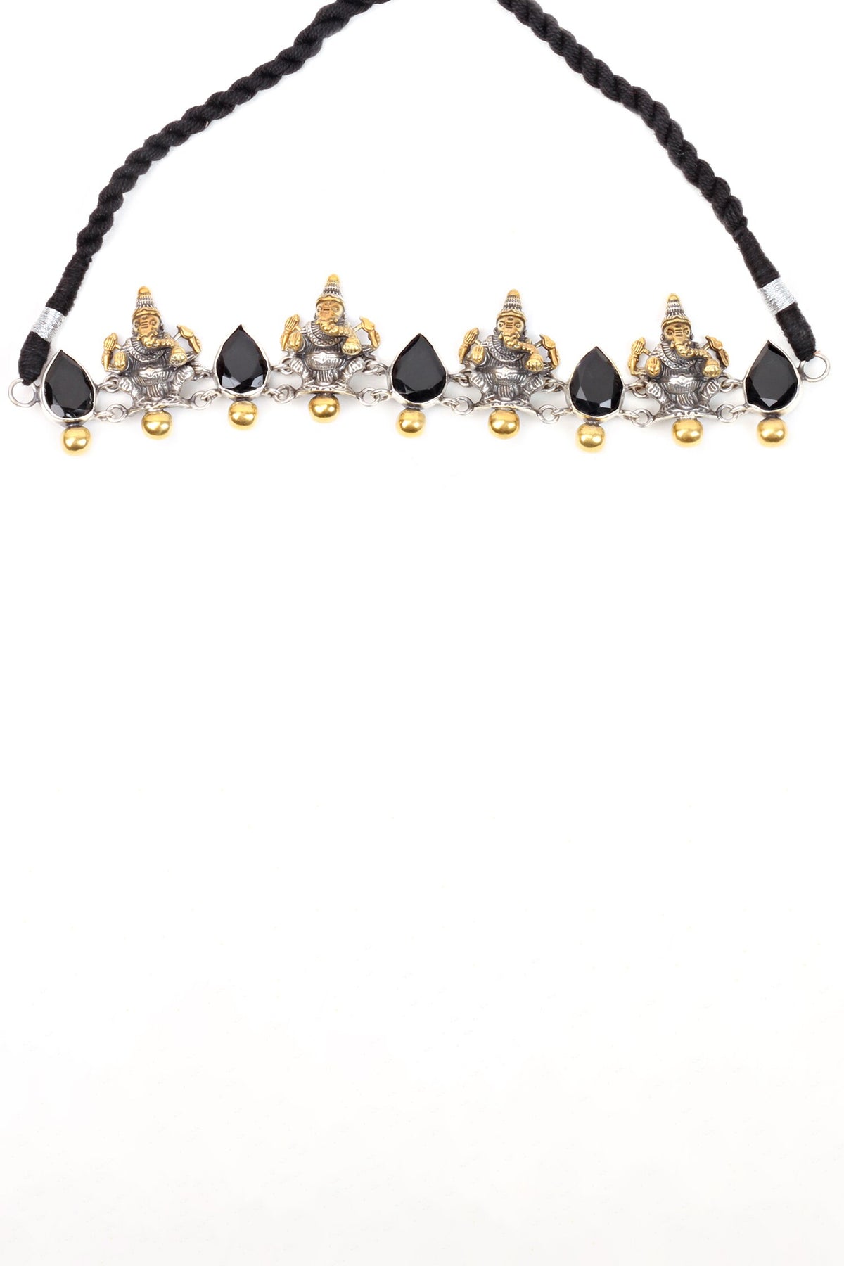 Two Toned Temple Choker 