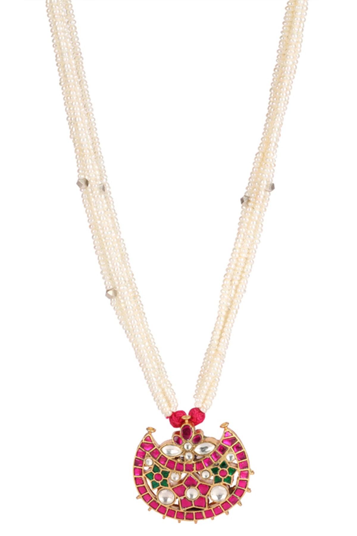 Kundan Studded Pendant Necklace 