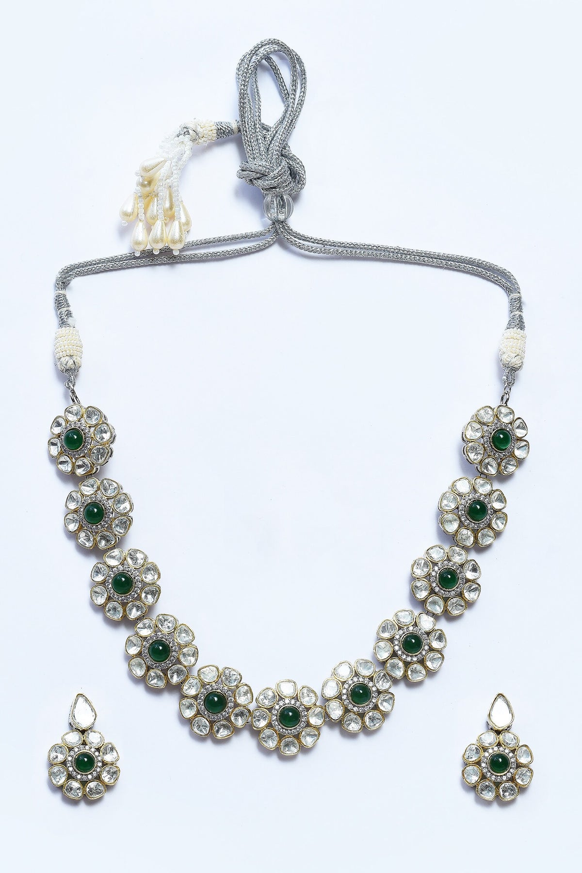 Bloom Kundan Embellished Choker Set 