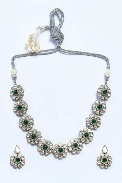 Bloom Kundan Embellished Choker Set 