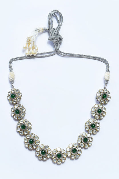 Bloom Kundan Embellished Choker Set 