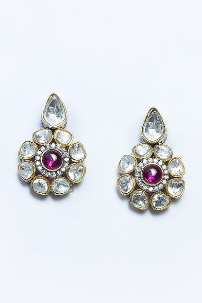 Blossom Kundan Embellished Choker Set 