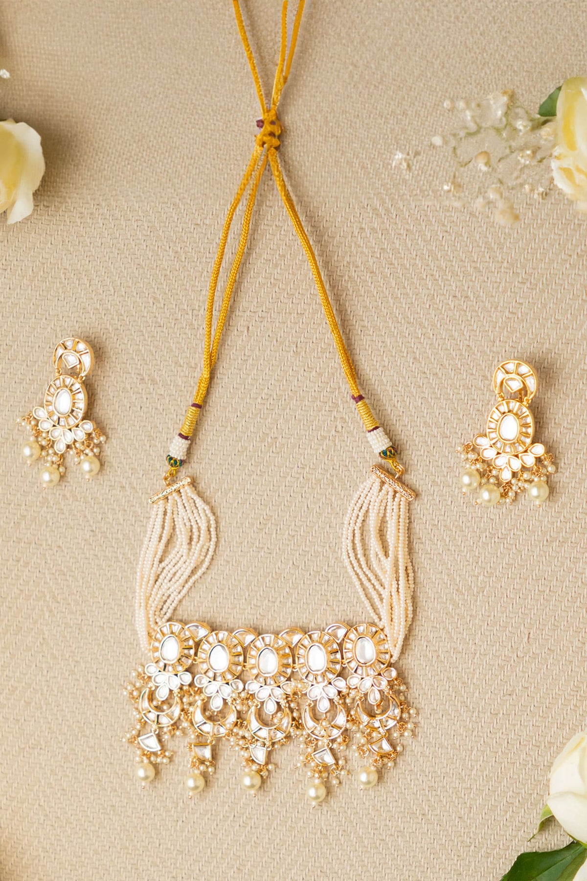 Polki Embellished Choker Set 