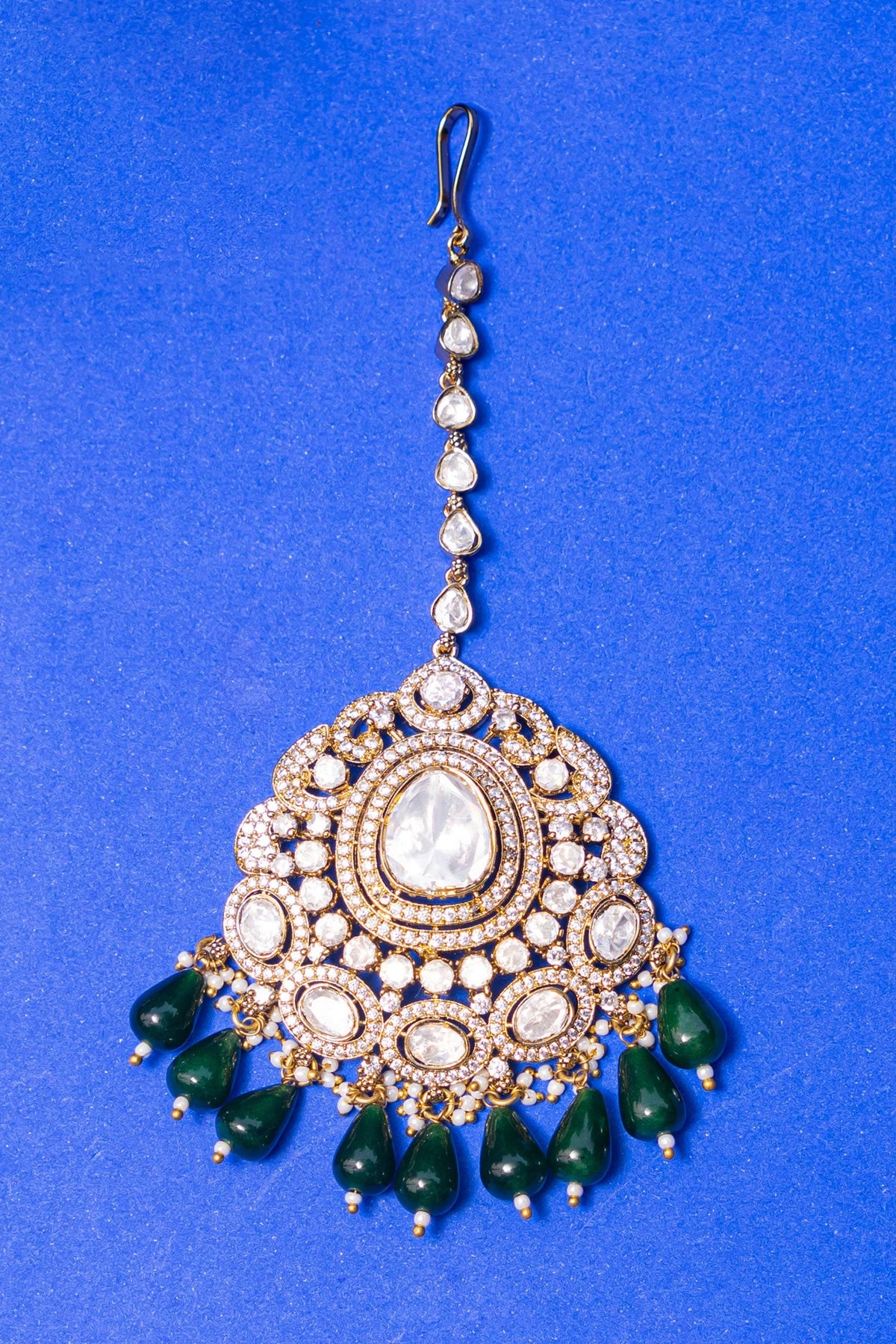 Stone Studded Maangtikka 