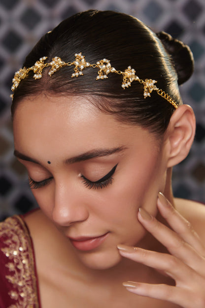 Kundan Embellished Head Band 