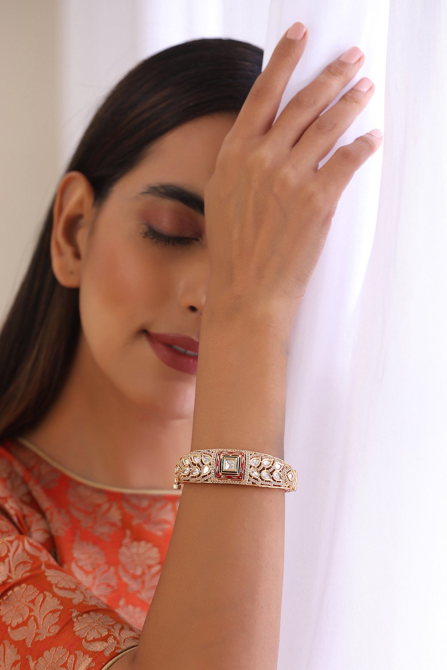 Polki Embellished Bracelet 