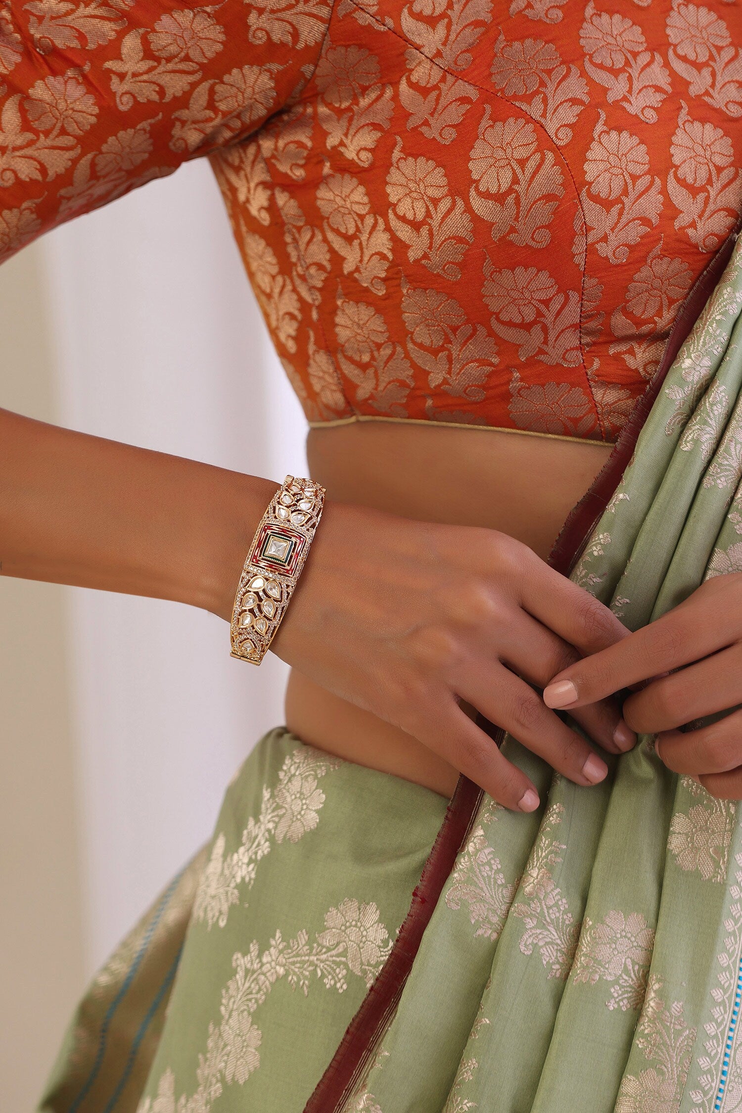 Polki Embellished Bracelet 
