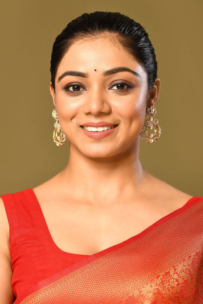 Embellished Chandbali Earrings 