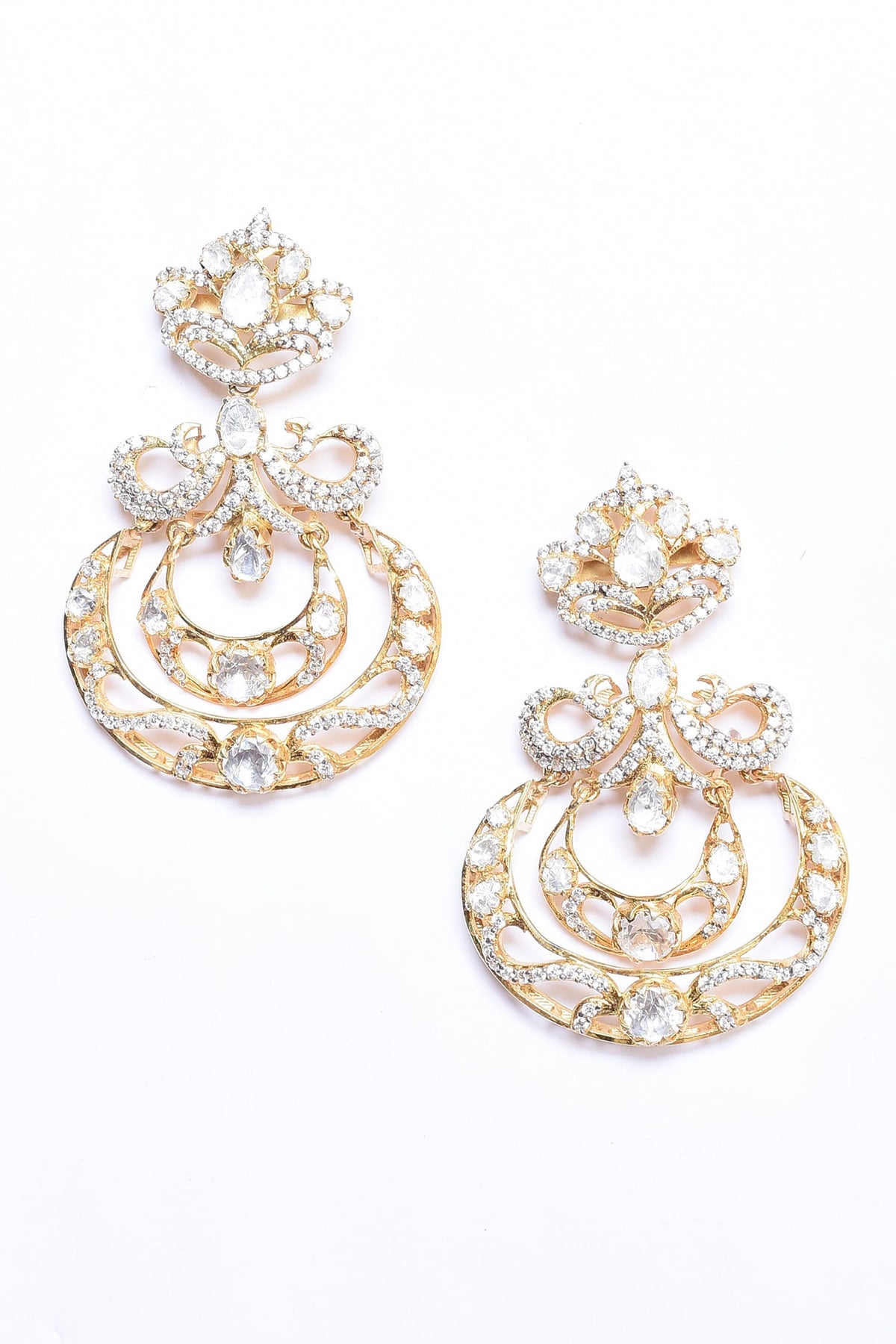 Embellished Chandbali Earrings 